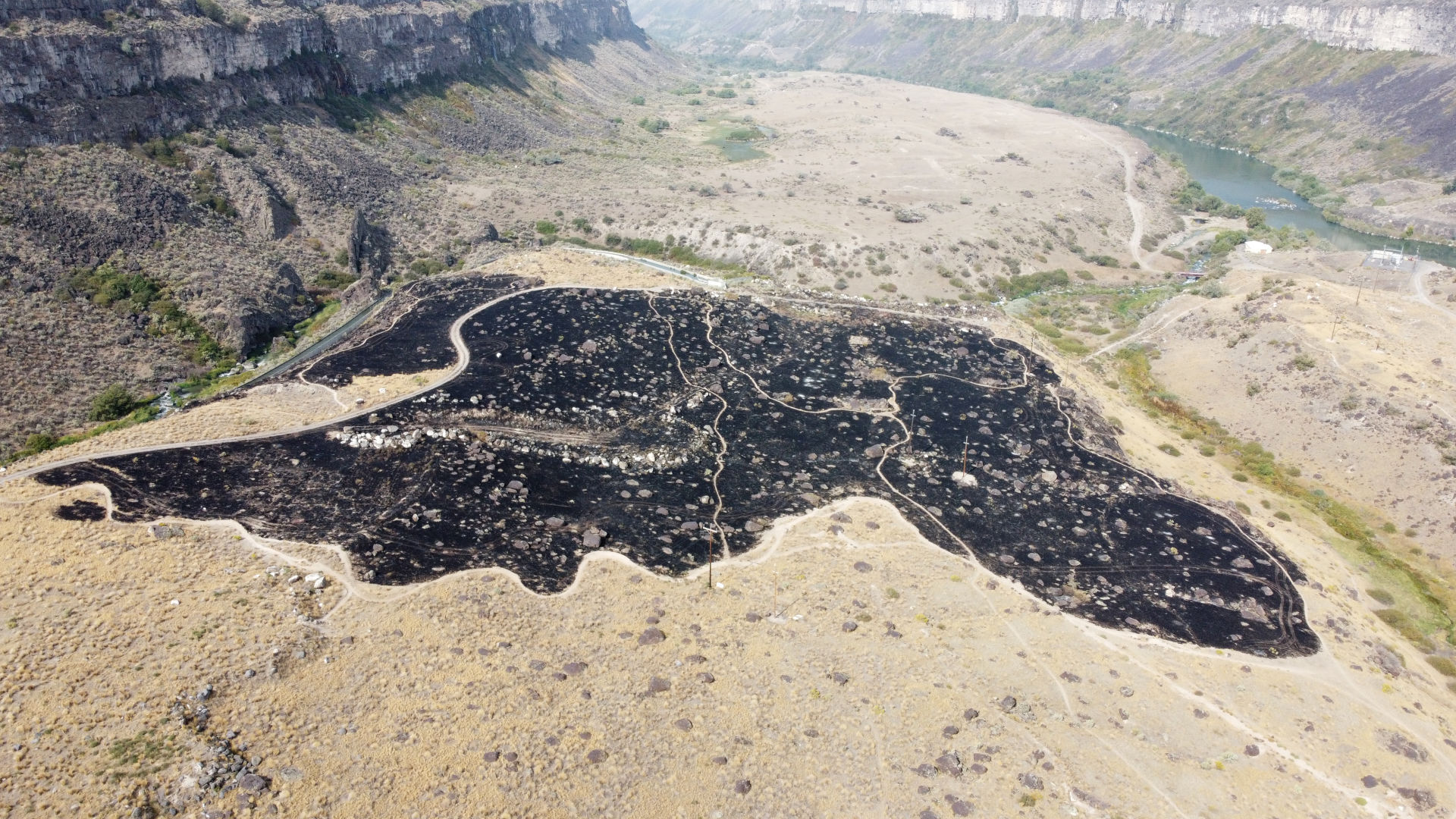 Auger Falls burn area